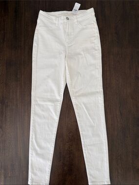 NWT American Eagle White Curvy High Rise Jegging 29/8 Long